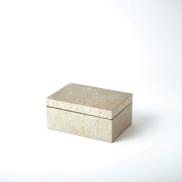 Champagne Silver Leaf Box