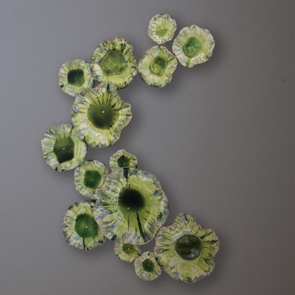 Free Formed Lily Plate
