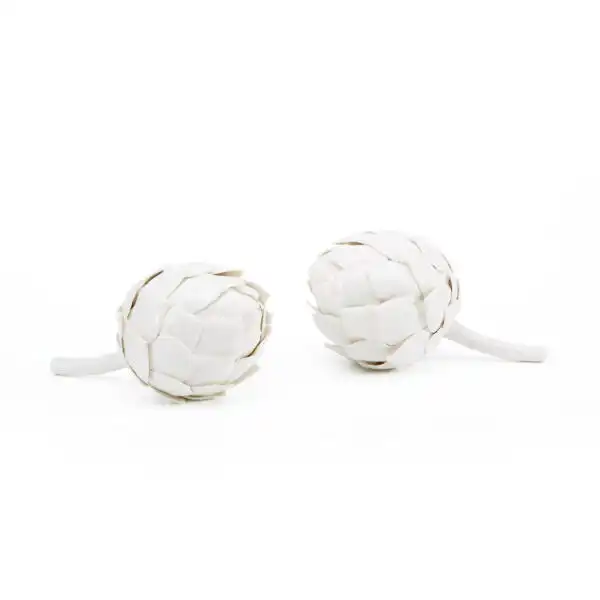 Artichoke Porcelain, Pair