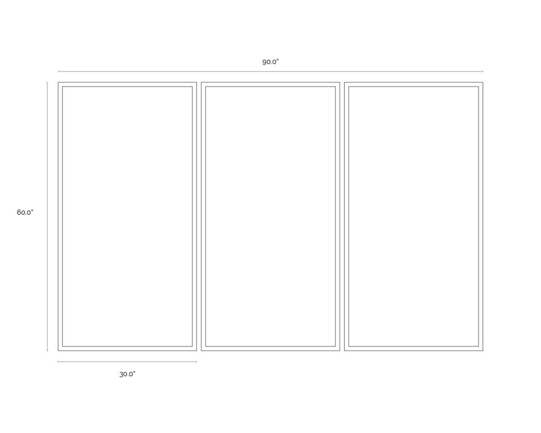 Boxed In Wall Boxed In Floater Frame Set of 3 by Sunpan Modern Home