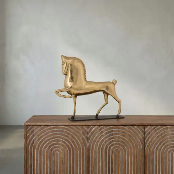 Horse on Stand Sculpture