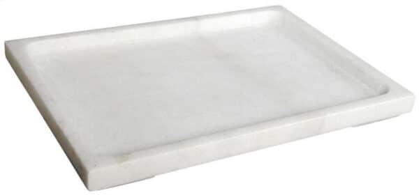 White Stone Tray