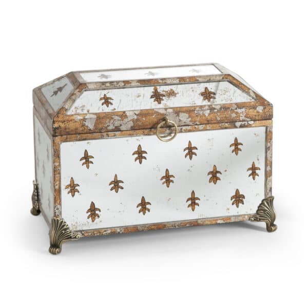 Fleur de Lis Mirror Box