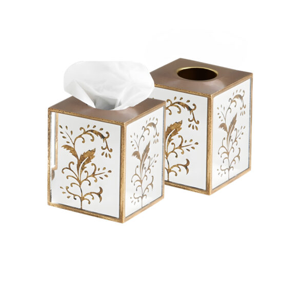 Square Mir Tissue Box, Set of 2