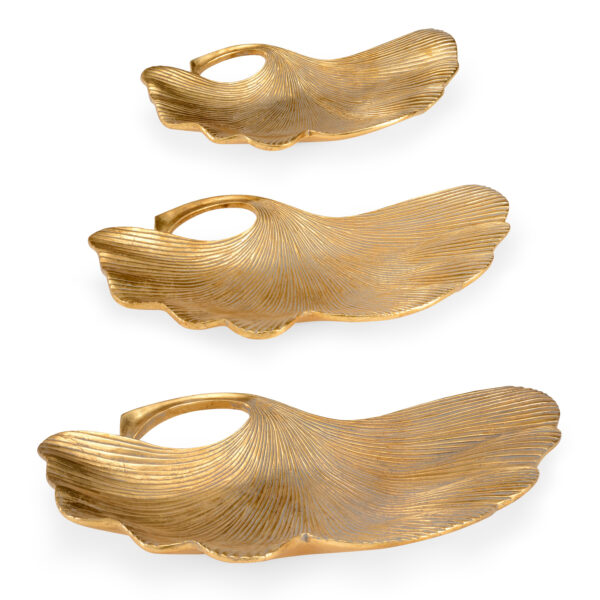 Lotus Leaf Trays, Set of 3