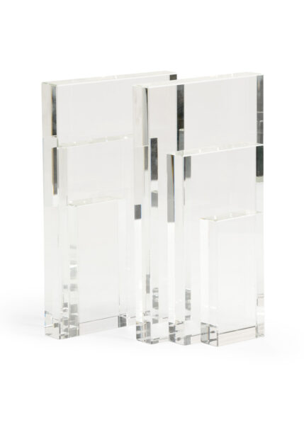 Crystal Bookends, Set of 2