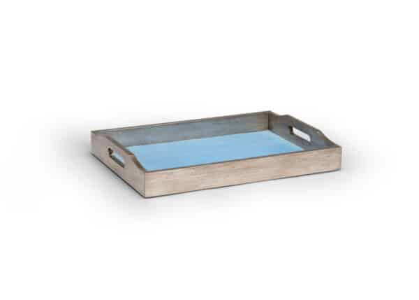 Blue Shagreen Tray