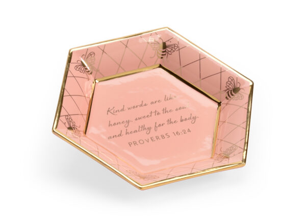 Honeycomb Bee Verse Plate C