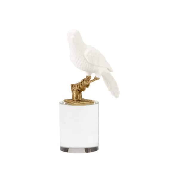 Parrot on Crystal, Round, Small