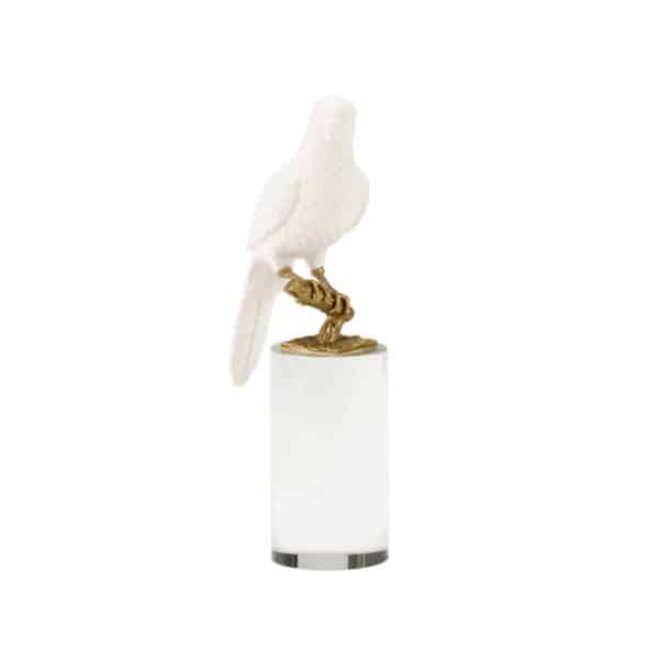 Parrot on Crystal, Round, Large