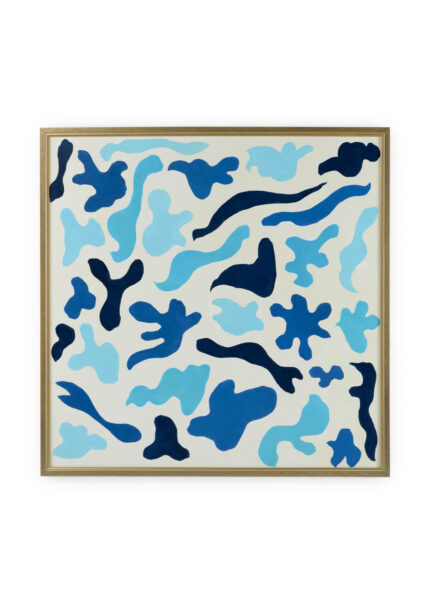 Cutouts In Blue