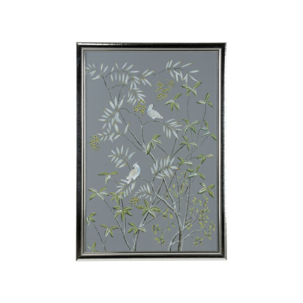 Buckhead Panel in Silver Cockatoo