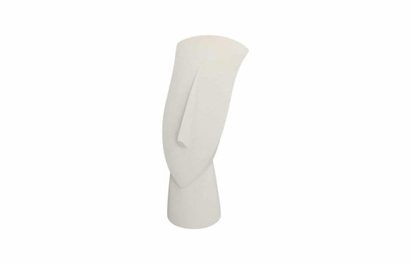 Cycladic Classic White Stone Head Sculpture