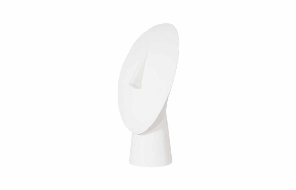 Cycladic Oval White Stone Head Sculpture