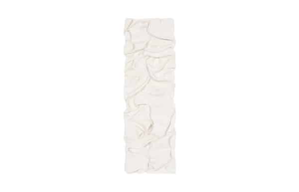 Drape White Stone Wall Art