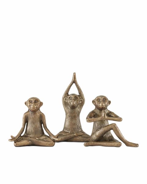 Zen Brass Monkeys, Set of 3