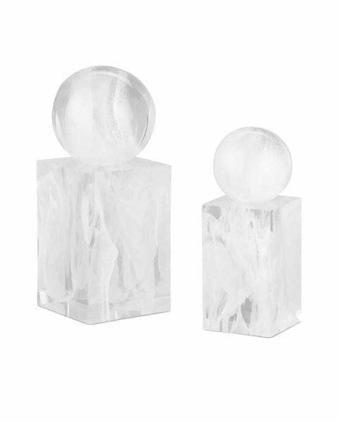Nova White Objects, Set of 2