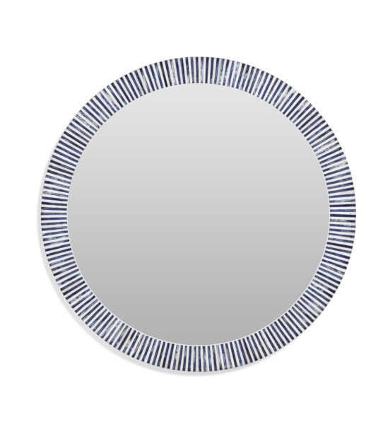 Radial Bone Wall Mirror