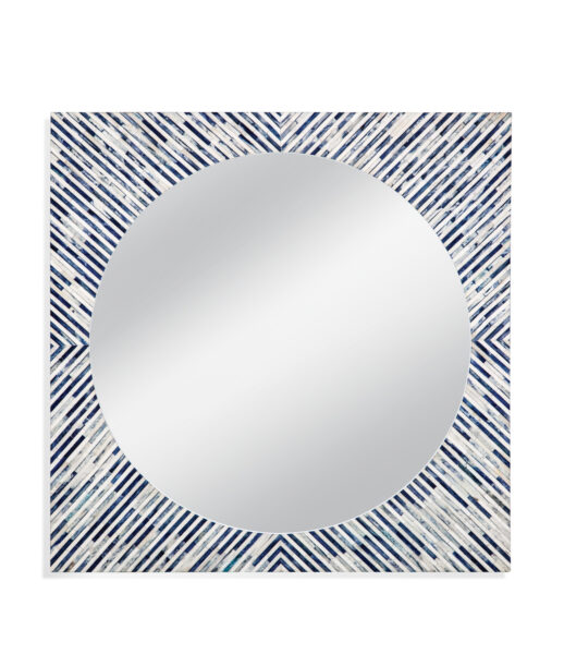 Sunburst Bone Wall Mirror