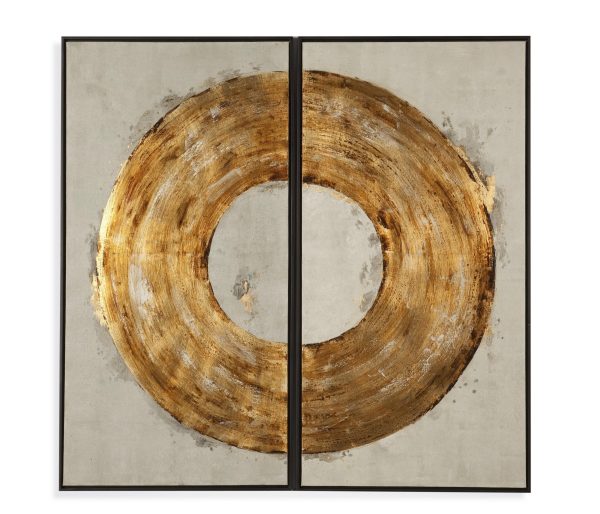 Ring of Fire Framed Canvas