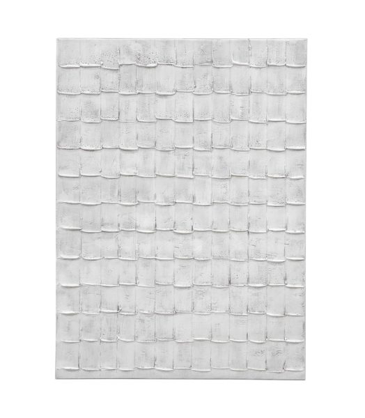Linear Marks Framed Canvas
