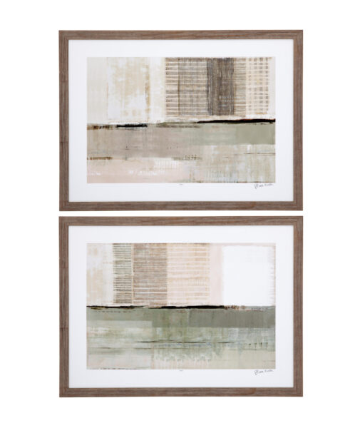 Across the Abstract Bay, Set of 2