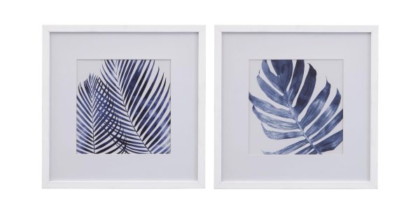Leaves Framed Print, Set of 2