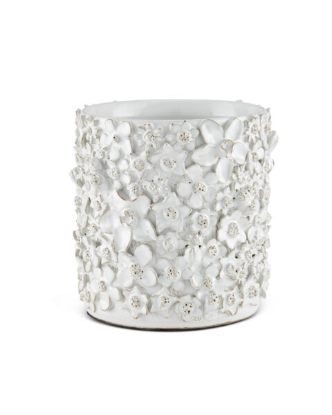 Jessamine White Cachepot