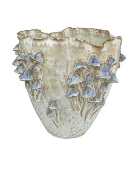 Black Forest Mushrooms Vase