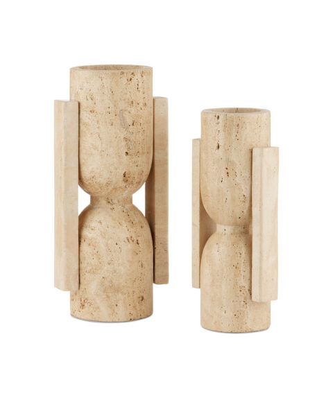 Stone Vases, Set of 2