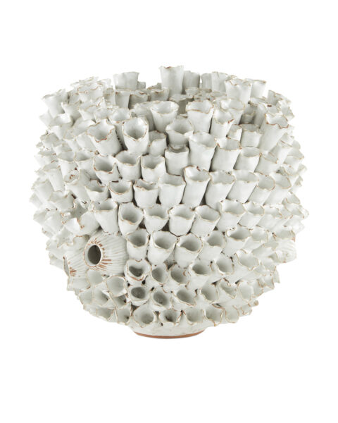 Manitapi Medium White Vase