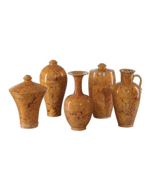 Romulus Vases, Set of 5