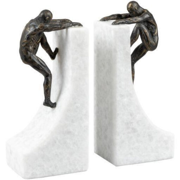 Homo Sapiens Bookends, Set of 2