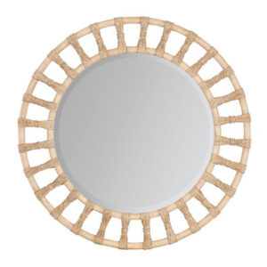 Retreat Pole Rattan Accent Mirror
