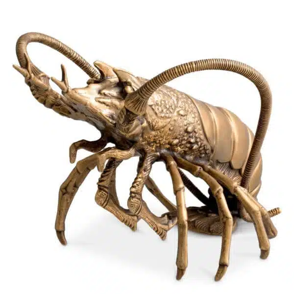 Brass Lobster Sculpture