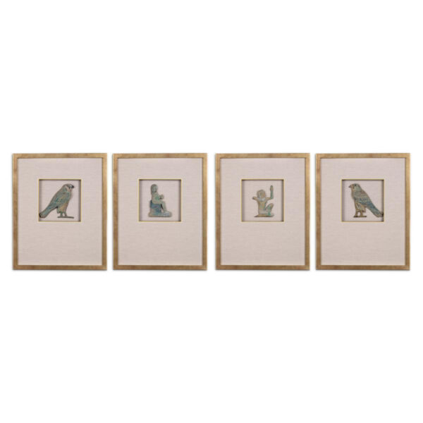 Inlay Hermopolis Wall Arts, Set of 4