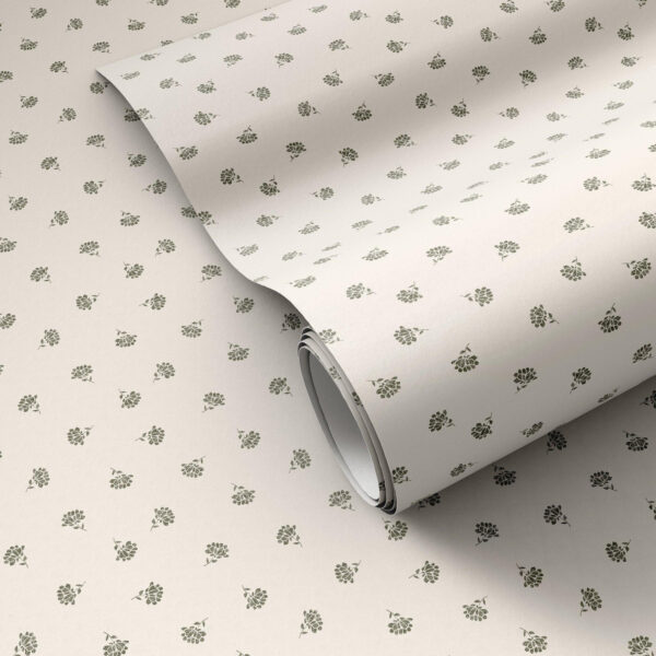 Small Floral Wallpaper by Gold Rush Art Co.