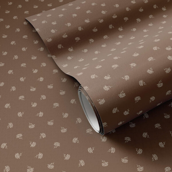 Small Floral Wallpaper by Gold Rush Art Co.