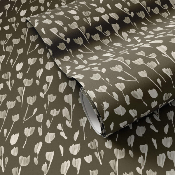 Wild Flowers I Wallpaper by Roseanne Kenny