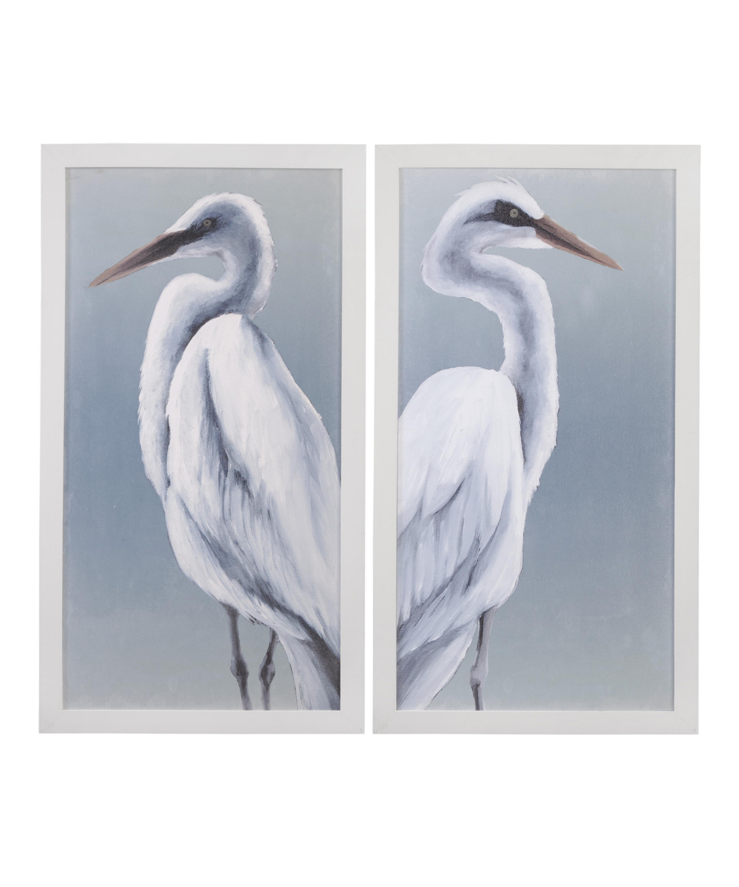 Herald in Mist Framed Print, Set of 2