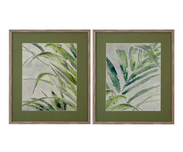 Green Palm Framed Print