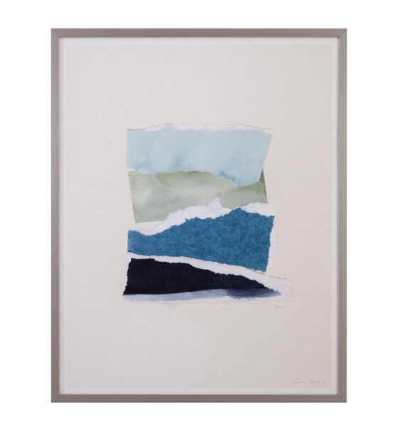 Seaside Color Study Framed Print