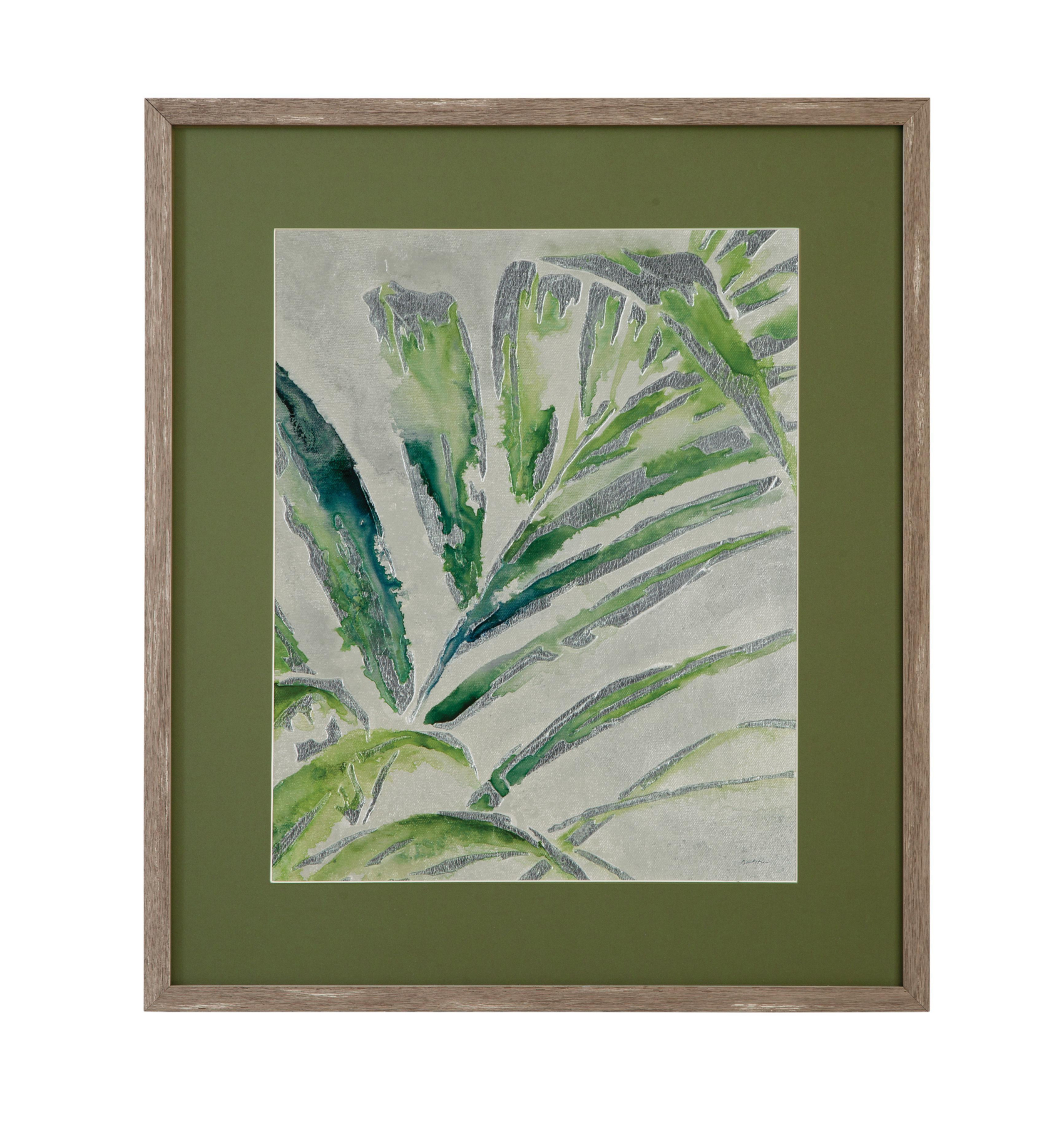 Green Palm I Framed Print
