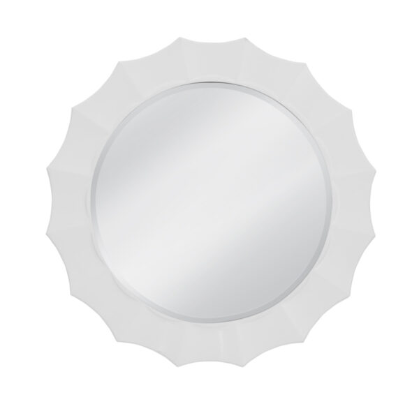 White Altair Wall Mirror
