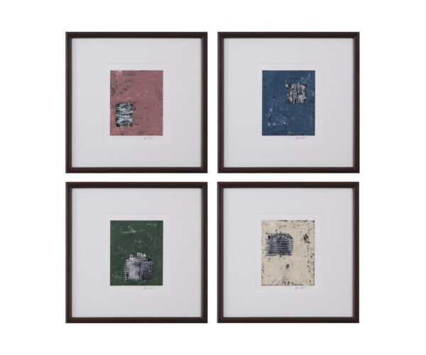 Dual Dichotomy Framed Print, Set of 4