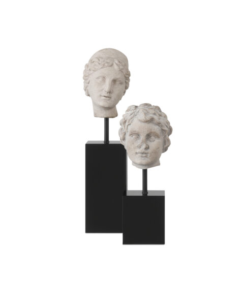 Venus Head on Stand, Set of 2