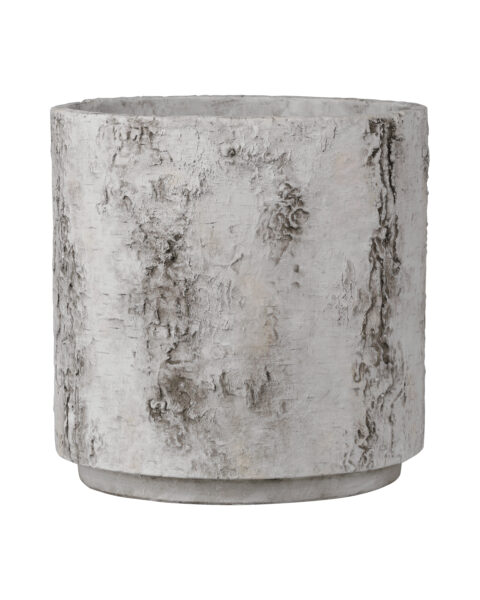 Faux Birch Medium Planter