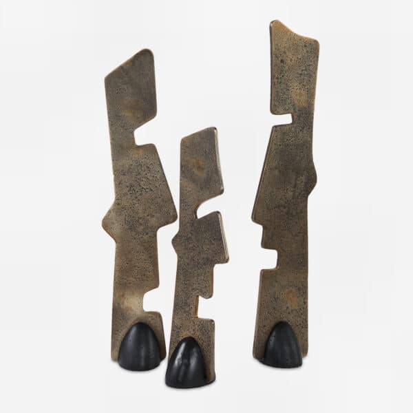 Geometric Echoes Sculptures, Set of 3