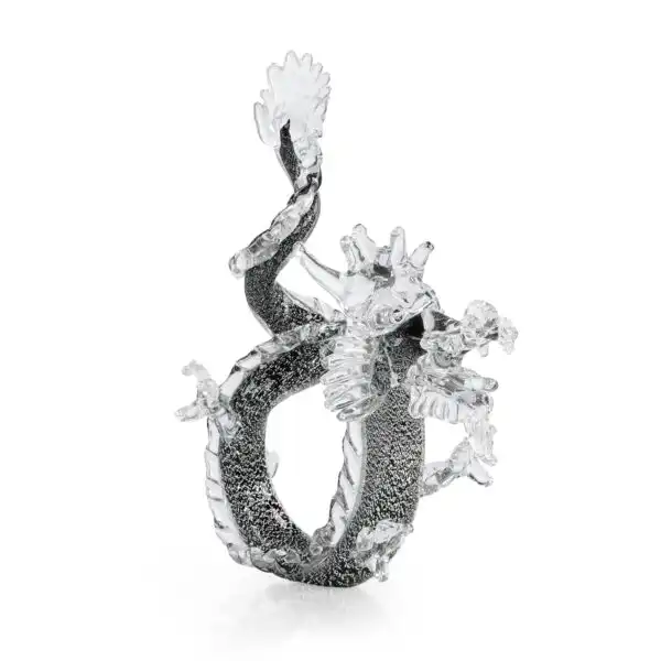 Glass Dragon Sculpture
