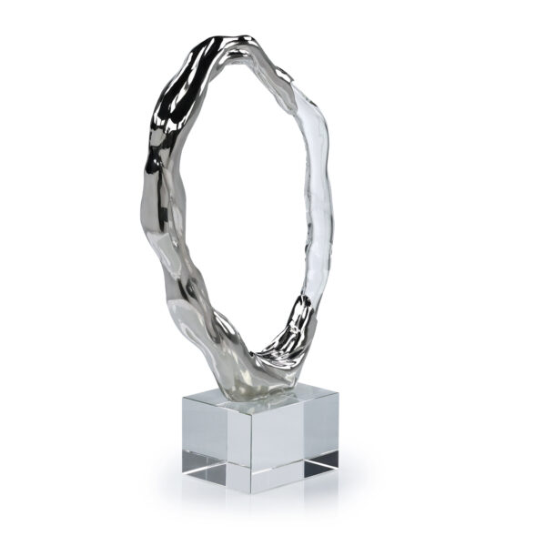 Metallic Ice Sculpture